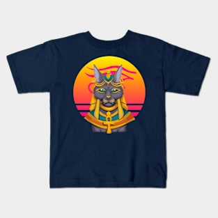 Bastet Ancient Egyptian God Kids T-Shirt